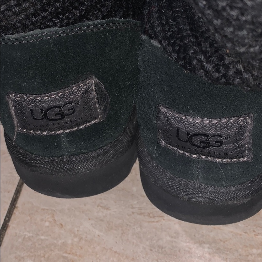 Black UGG boots